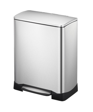 Slim kitchen bin 40L,10L or both Strong steel bins for kitchen and